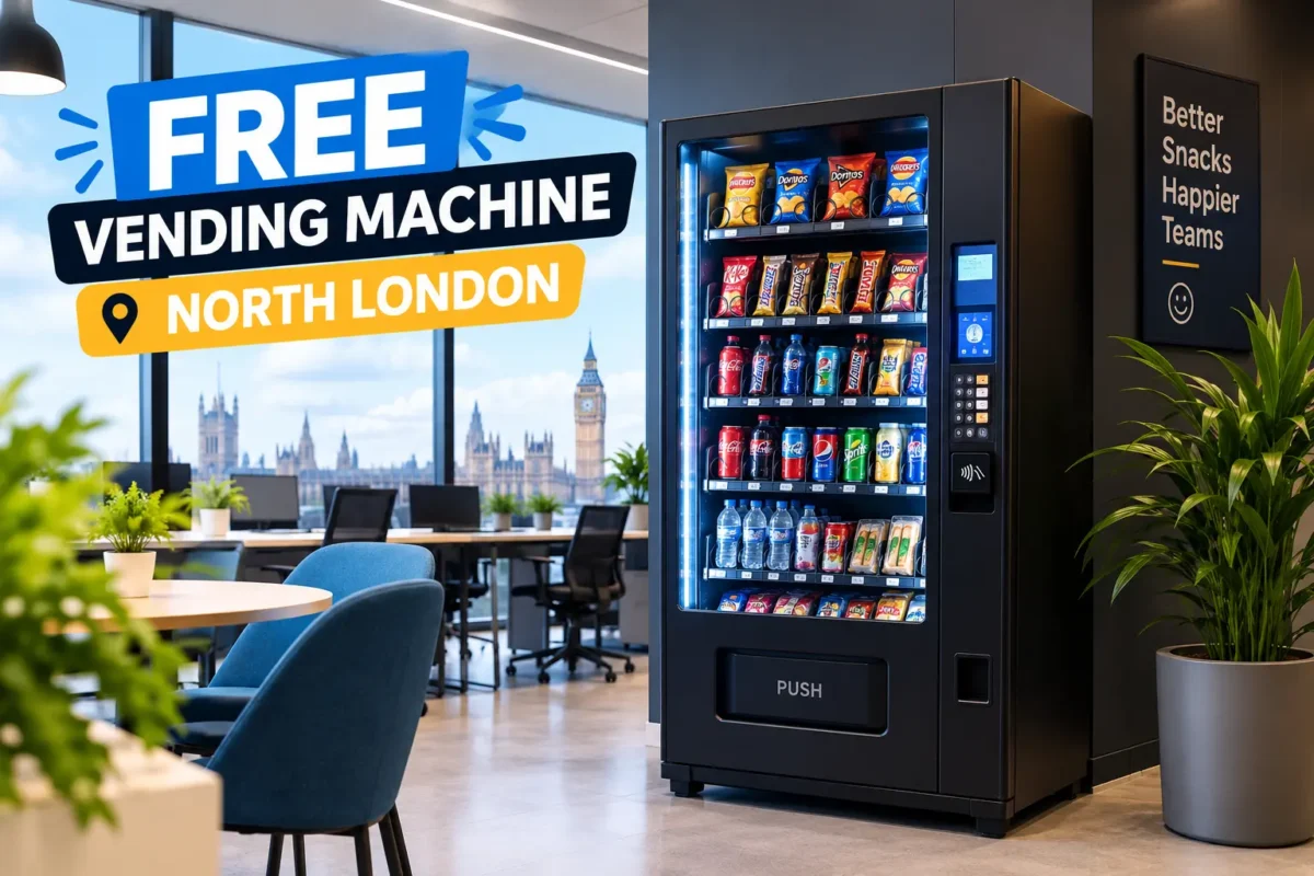 Free Vending Machine North London