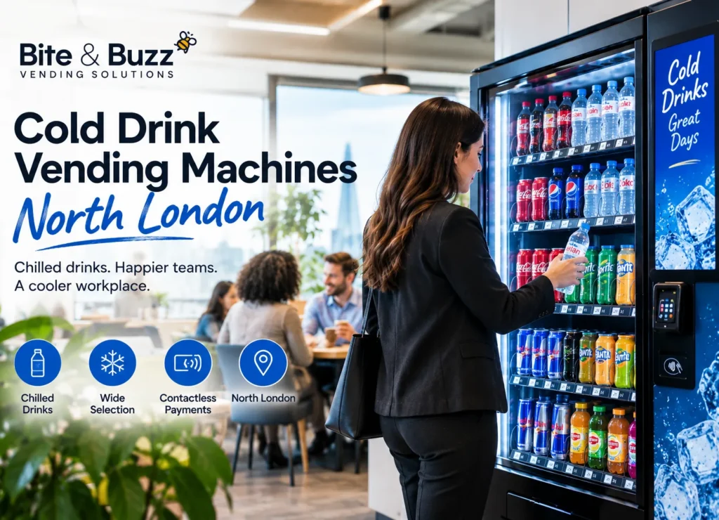 cold drink vending machines north london