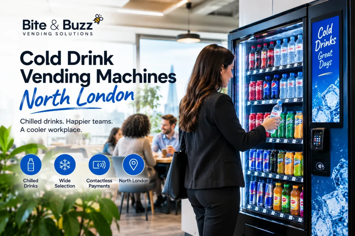 cold drink vending machines north london